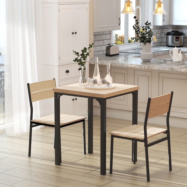 Actual product image Homcom Dining table set (60 x 60 x 76 cm)