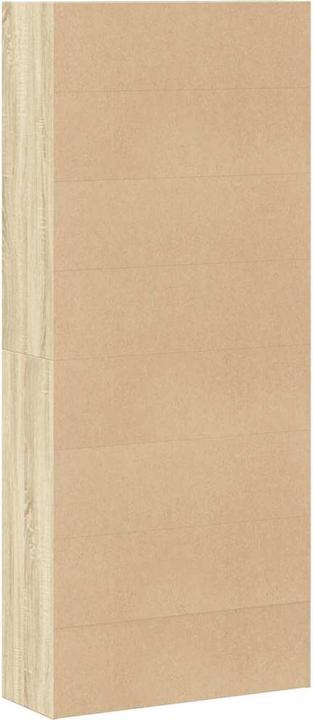 Actual product image VidaXL Bücherregal Bücherschrank Standregal Raumteiler Büroregal Sonoma-Eiche (80 x 30 x 189 cm)