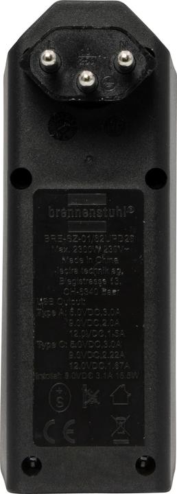 Image du produit Brennenstuhl cleverLINE Abzweigstecker (USB-A, USB-C, Type 13, 2 x)