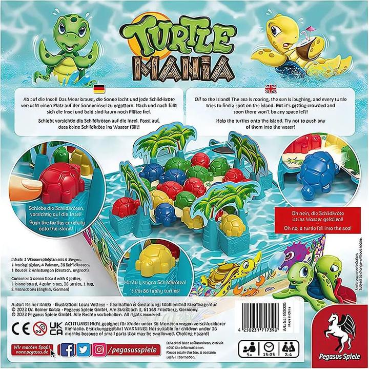 Produktbild Pegasus Turtle Mania (Deutsch, Englisch, 2 - 4 Spieler)