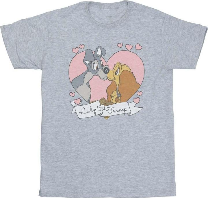 Immagine prodotto Disney Lady And The Tramp Love Maglietta Ampia Donna (S)