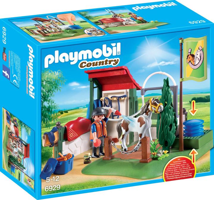 Image du produit Playmobil Station de lavage pour chevaux (6929, Playmobil Country)