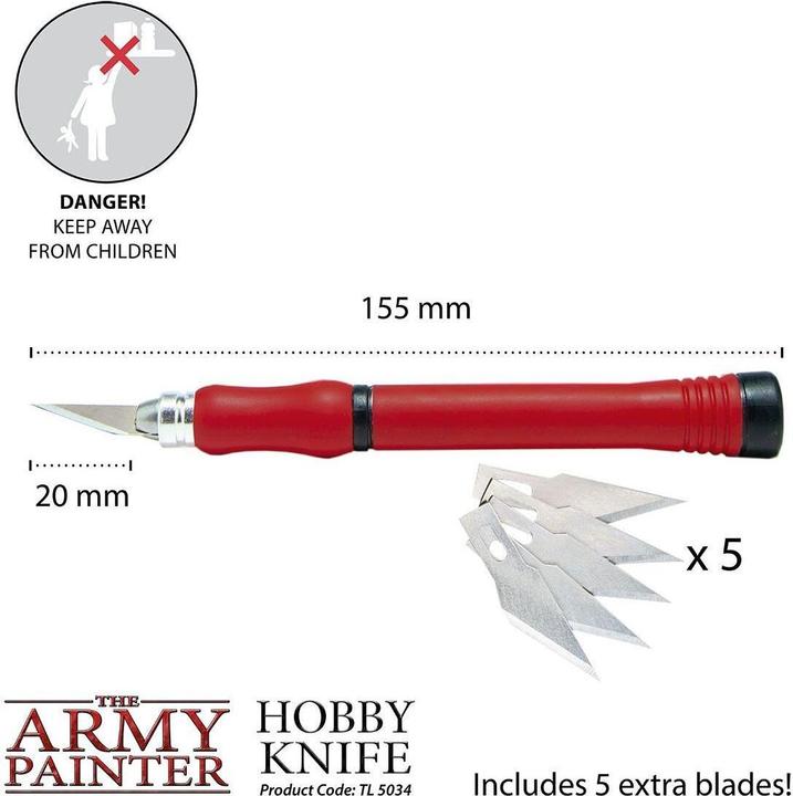 Actual product image Army Painter ARM05034 - Craft knife with 5 extra blades