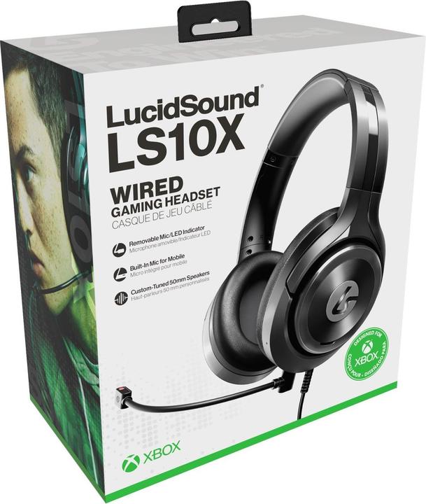 Actual product image LucidSound LS10X Headphones & Headset Wired Headband Gaming Black (Cable)
