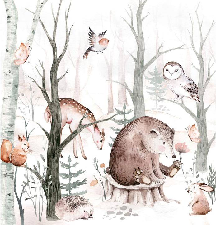 Produktbild Trenddeko Tierfreunde im Wald (384 x 260 cm)