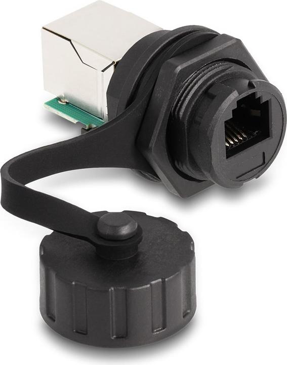 Actual product image Delock Cable connector RJ12 socket to RJ12 socket for installation (Network coupling)