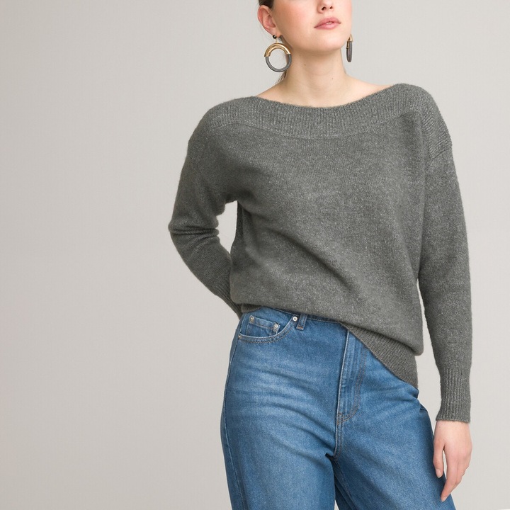Produktbild La Redoute Collections Pullover aus meliertem Grobstrick (XXL)