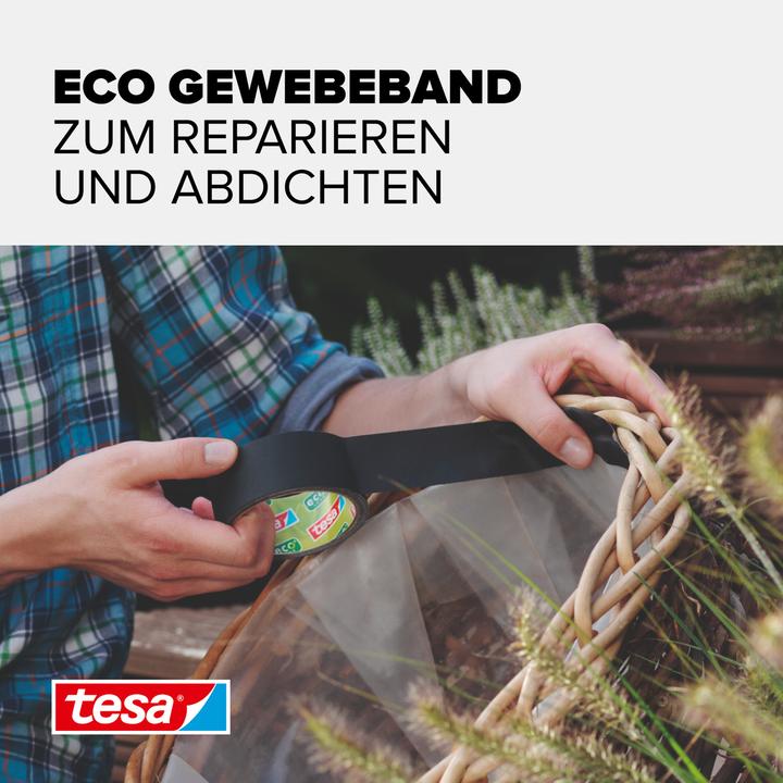 Actual product image tesa extra Power Eco Repair, schwarz (38 mm)