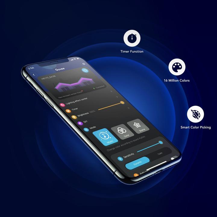 Image du produit Govee Lampe de table RGBICWW (500 lm)