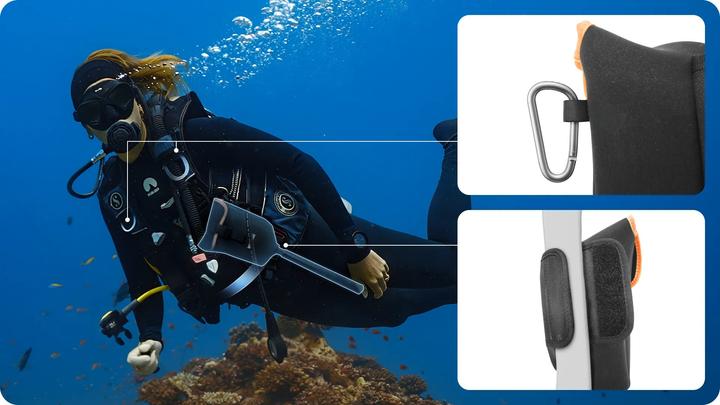 Actual product image Insta360 X5 Invisible Dive Case