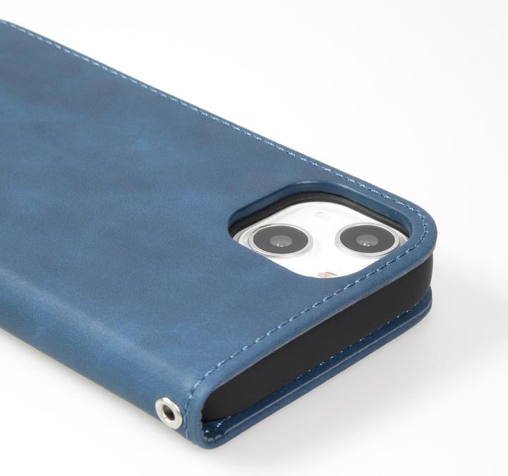 Image du produit PhoneLook Etui cuir Flip Wallet vintage avec fermeture aimantée et compartiment cartes (Apple iPhone 14)
