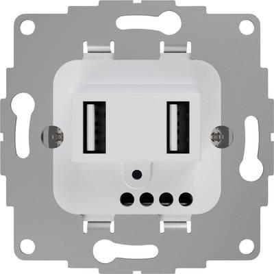 2USB 2U-449474 1-gang flush-mounted insert IP20 Light grey