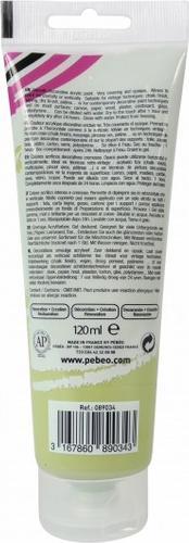 Actual product image Pebeo Decocrème Matt acrylic paint (120 ml)