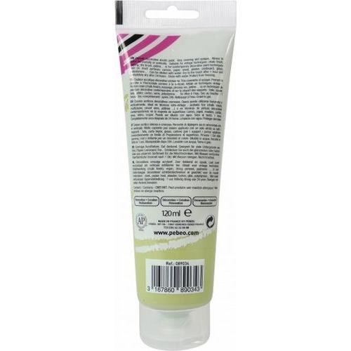 Thumbnail - Pebeo, Künstlerfarbe + Bastelfarbe, Decocrème Matt Acrylfarben (Olivgrün, 120 ml)