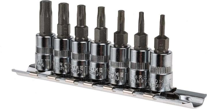 Produktbild RS PRO Steck-Bits Torx 7-teilig 30mm (Innensechsrund TX)