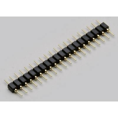 BKL Electronic 10120941 Präzisionsbuchsenleiste 2,54mm 1x26, Elektronikkabel + Stecker, Schwarz, Gold
