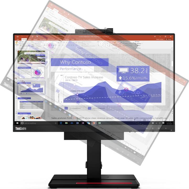 Actual product image Lenovo ThinkCentre TIO22 Gen 4 (1920 x 1080 pixels, 21.50")