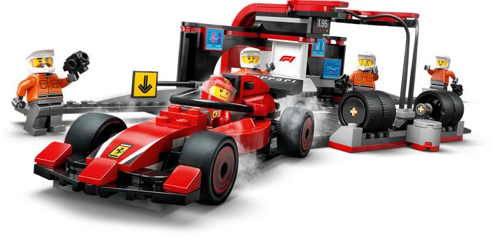 Produktbild LEGO F1 Boxenstopp mit Boxencrew und Ferrari Flitzer (60443, LEGO City)
