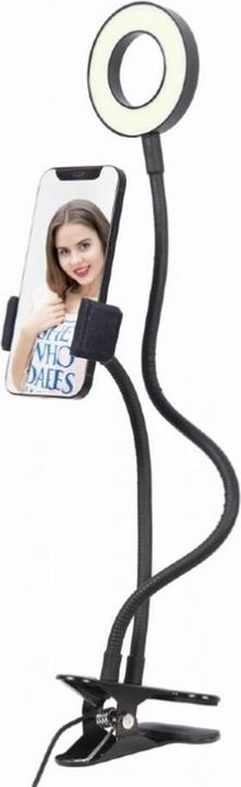 Gembird MOBILE ACC SELFIE RING&HOLDER/LED-RING4-PH-01