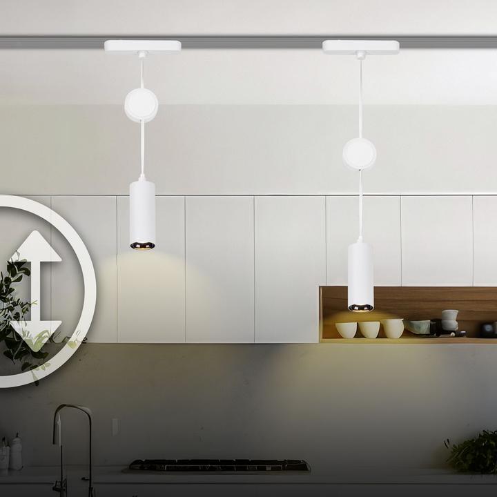 Actual product image Briloner Luxtrail 48V Schienensystem, Set, 4m, Weiss, 8xLED/5W