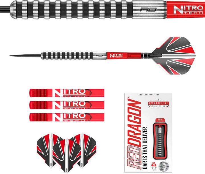 Red Dragon Steel Tip Javelin Black (22 g)