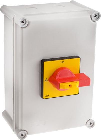 Immagine prodotto RS PRO Isolatore in scatola 3P + Sw Neutral 125A