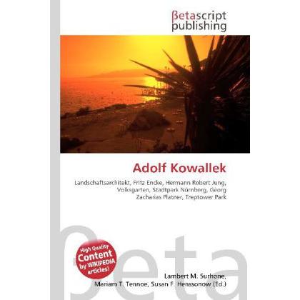Adolf Kowallek, Fachbücher
