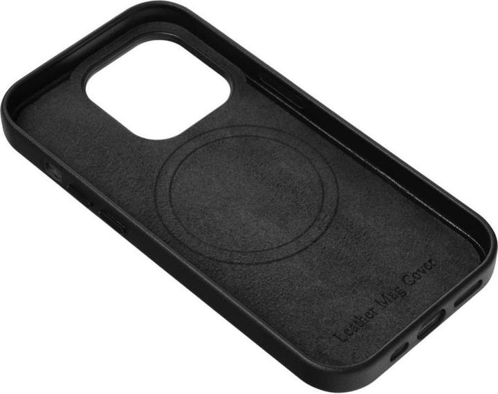 Image du produit OEM Back panel cover LEATHER MAG COVER case for SAMSUNG S25 PLUS black (Apple iPhone 12)