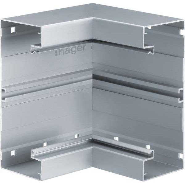 Hager, Leitungsführung, TEH BRA651704BELN Inneneck,BRA65170B,Alu,naturelox (6.80 cm)