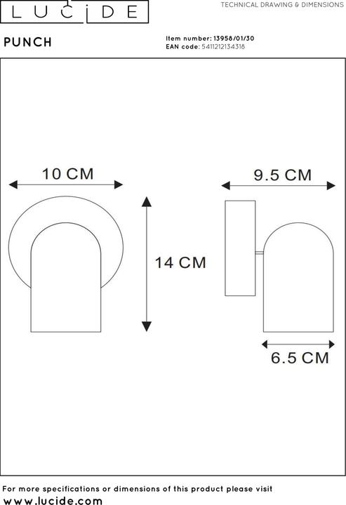 Actual product image Lucide Spotlights, Spots & Surface Mounted Spotlights (GU10)