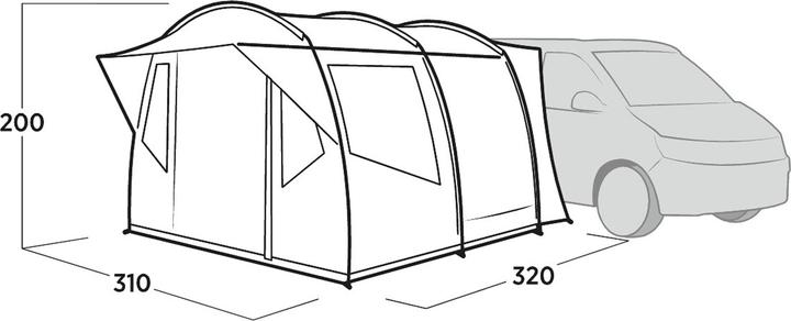 Produktbild Easy Camp Reine (Vorzelt, 13.69 kg)