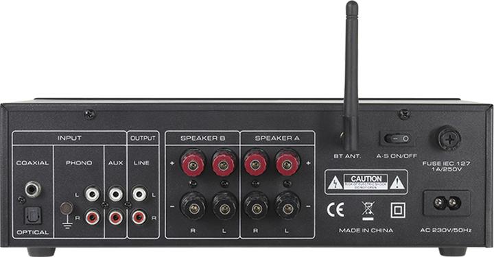 Produktbild Dynavox Stereo KompaktVerstärker VT90 mit PhonoEingang und BT, Farbe schwarz (Verstärker)