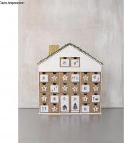 Actual product image Rayher Paper mache advent calendar house, FSC Rec. 100%