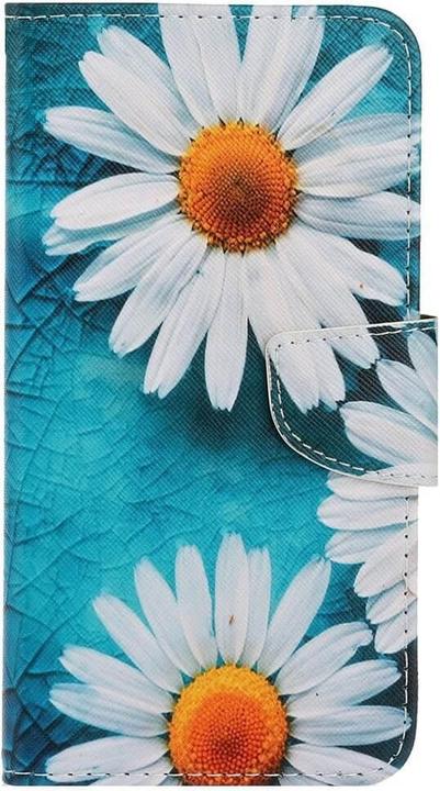 Produktbild Cover-Discount iPhone 15 Pro - Leder Etui Hülle Margeriten (Apple iPhone 15 Pro)