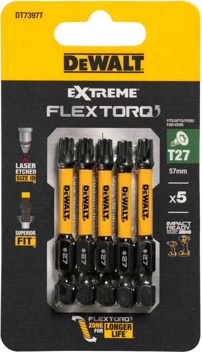 Actual product image DeWalt Screwdriver bit (T27)