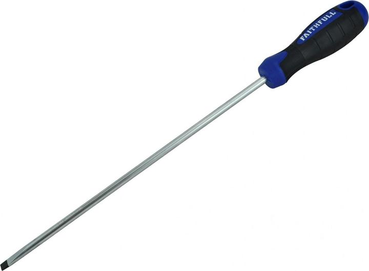 Actual product image Faithfull Soft Grip Screwdriver, Parallel Slotted (Port)