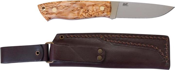 Produktbild Brisa Trapper 95 N690 Curly Birch Flat Bushcraft (9.50 cm)
