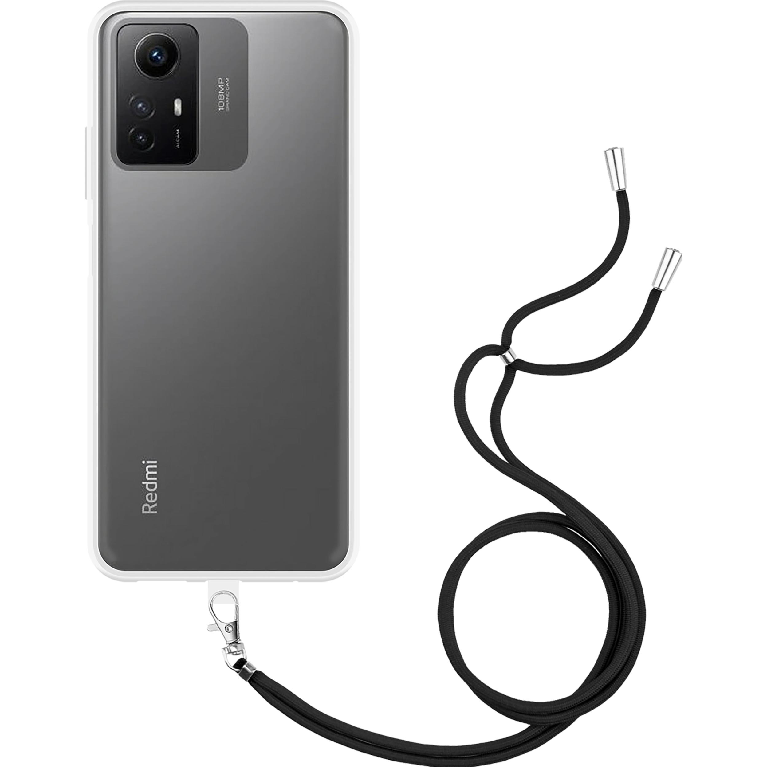 Thumbnail - Cazy Handykette Hülle Kompatibel mit Xiaomi Redmi Note 12S - Silikon Handyhülle mit Band Necklace Hülle -, Handykette, T...