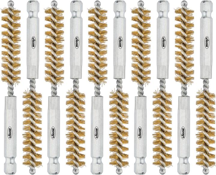 Immagine prodotto Vigor Set Di Spazzole In Ottone Da 11 mm