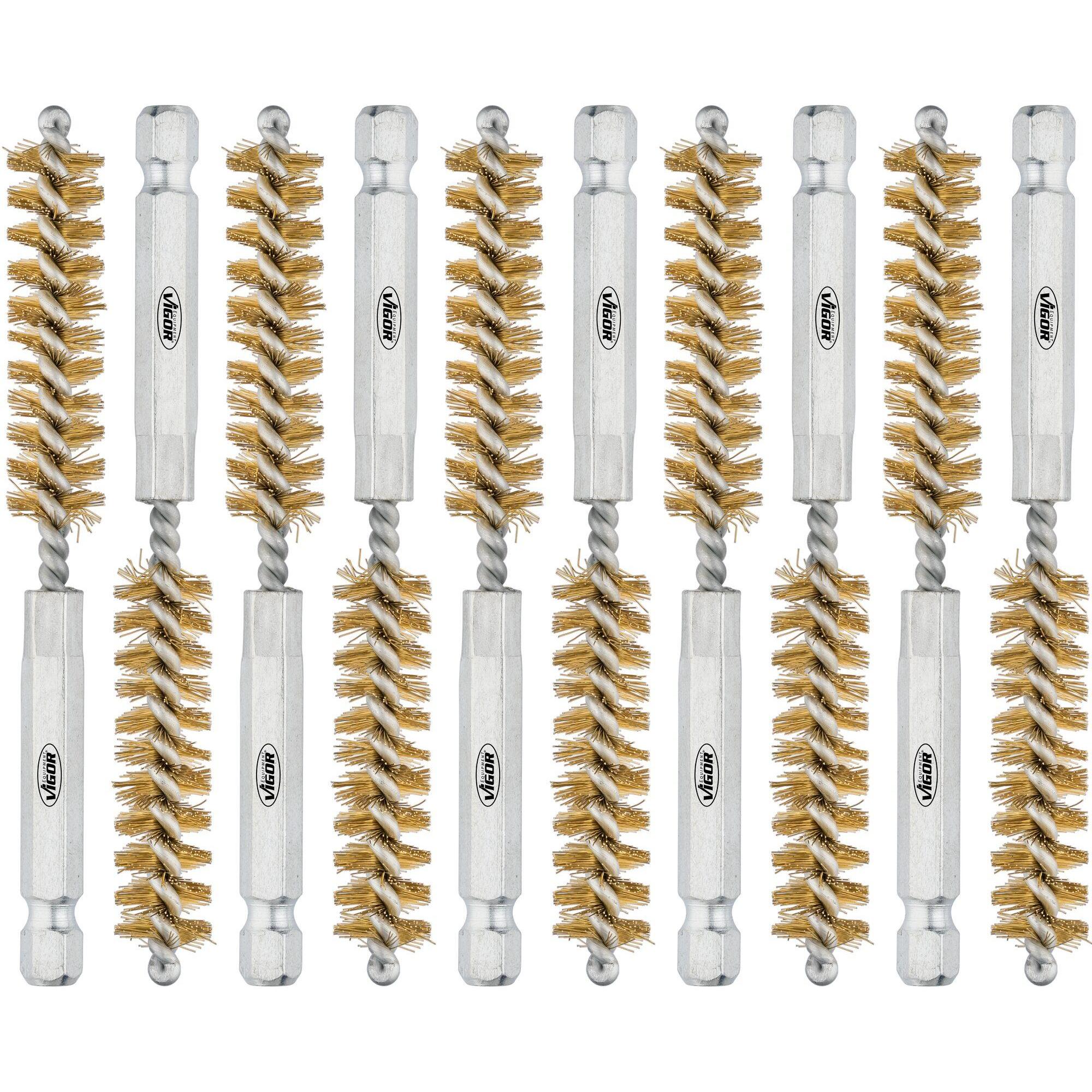 Thumbnail - Vigor, Schleifmittel, Messingbuersten-Satz 11 mm