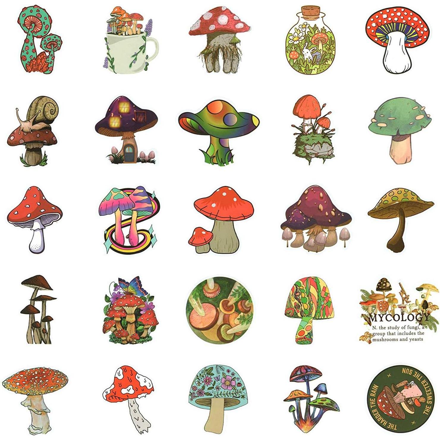 JTI, Sticker, Packung mit Aufklebern - Pilze