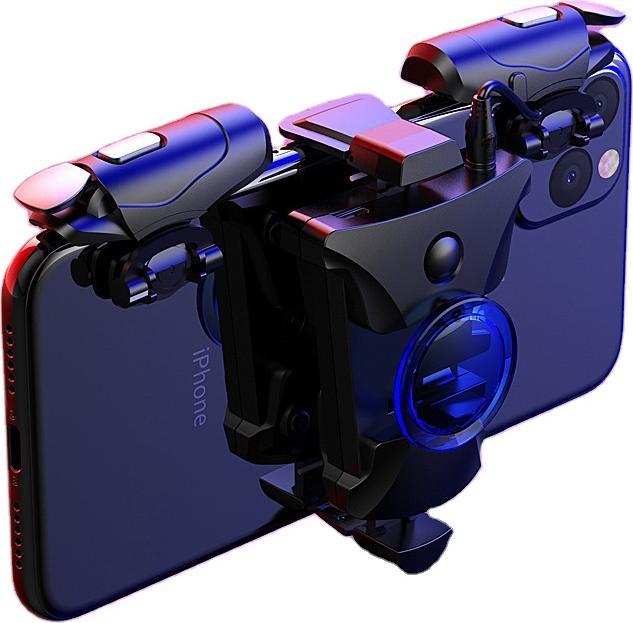 Plutoos PUBG Handle Mobile Gaming Joystick Trigger Shooter Controller android Gamepad L1 R1 (iOS, Android)