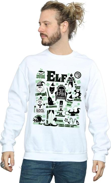 Produktbild Elf Infographic Poster Sweatshirt (XL)