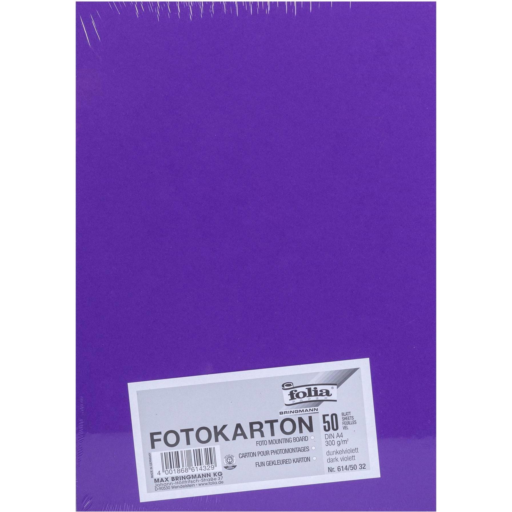 Folia, Bastelpapier, Fotokarton farbig Format A4 (300 g/m², 1 x)