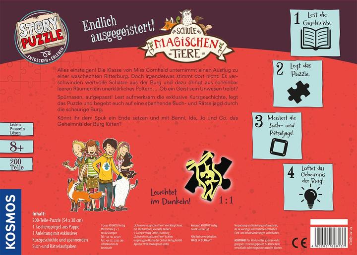 Actual product image Kosmos The school of magical animals (200 pieces)