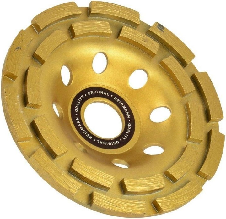 Immagine prodotto GEKO Mola a tazza diamantata a doppia fila, 125x5x22,23 mm