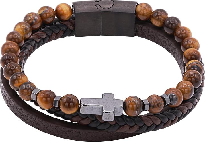 Immagine prodotto Heideman Giulio nero e marrone (17 cm, 100% pelle)