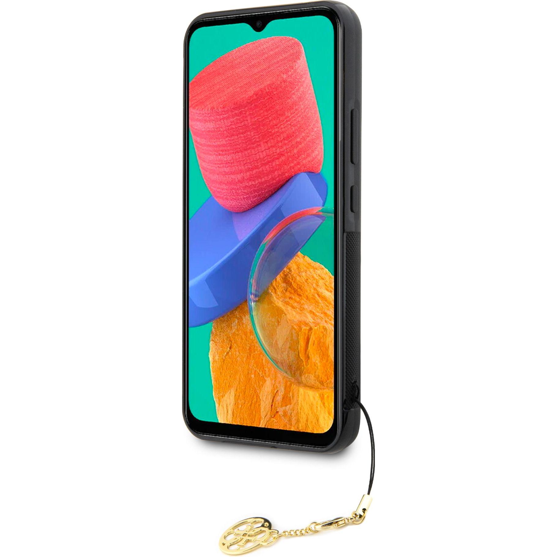 Thumbnail - Guess 4G Charms Case für A346B Samsung Galaxy A34 - grey (Samsung Galaxy A34 5G), Smartphone Hülle, Braun