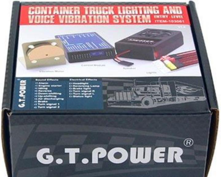 Produktbild G.T. Power Container Truck Lighting and Voice Vibration System for RC 1/14 Truck