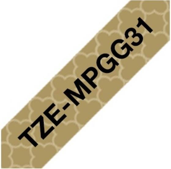 Actual product image Brother Tze-Mpgg31 (1.20 cm, Gold)